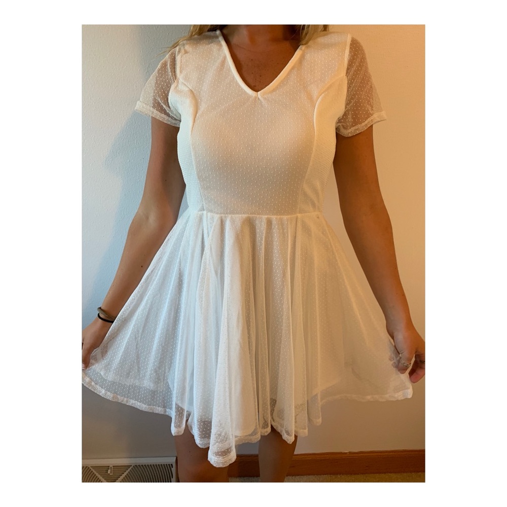 white dress